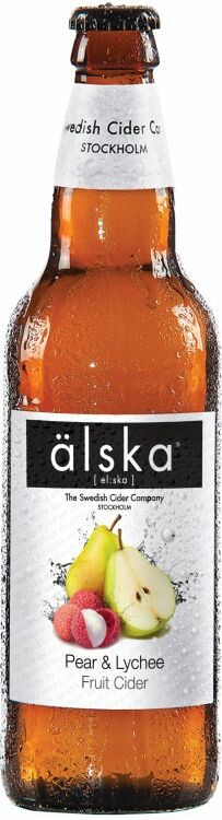 Alska Pear & lychee fruit cider 330ml