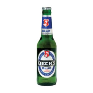 Becks 330ml non-alcoholic blue