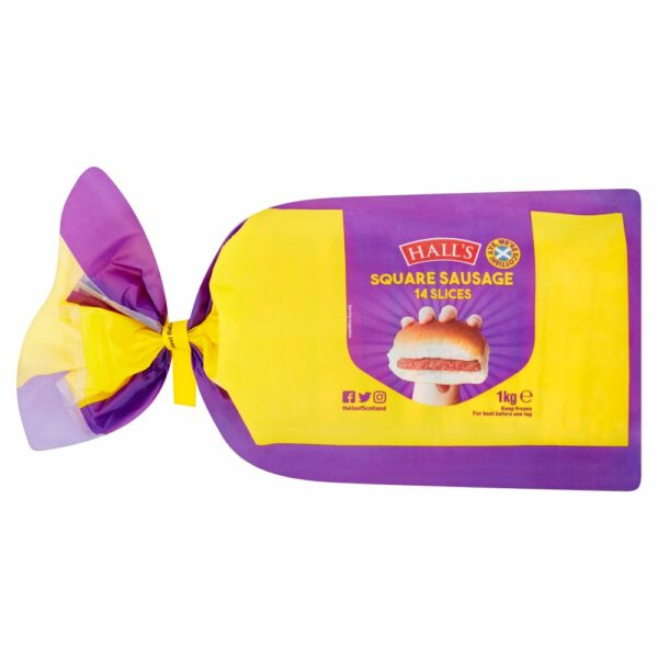 HALLS SQUARE SAUSAGE 1KG