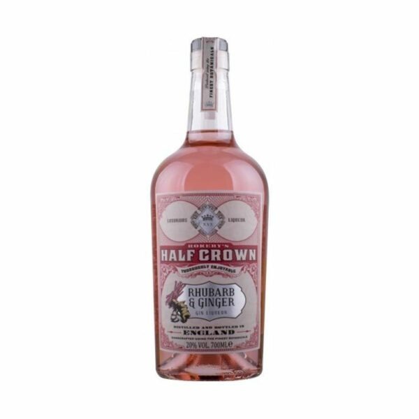 ROKERYS HALF CROWN GIN 70CL RHUBARB & GINGER