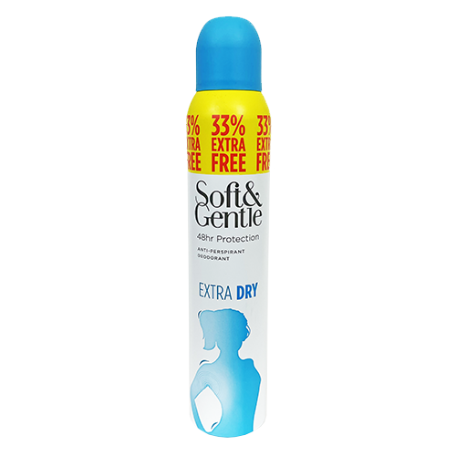 Soft & gentle deo spray 200ml extra dry