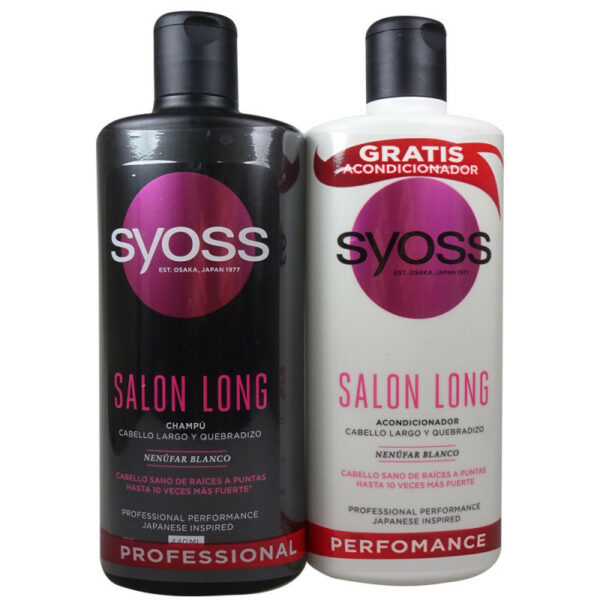Syoss shampoo 440ml + conditioner 440ml long