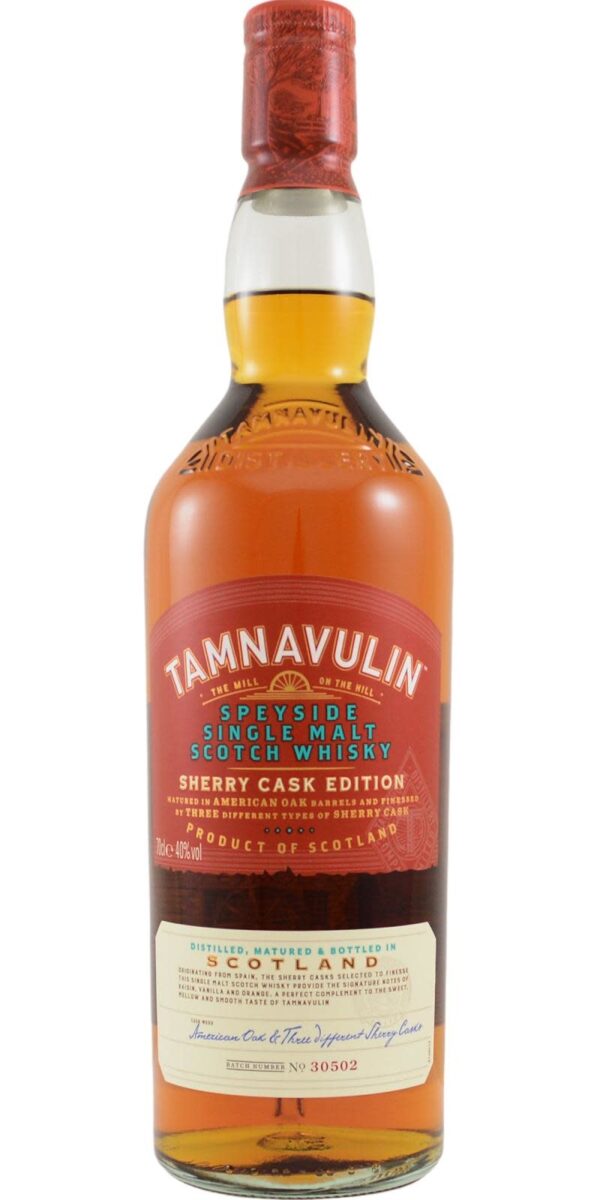 TAMNAVULIN SHERRY CASK 70CL
