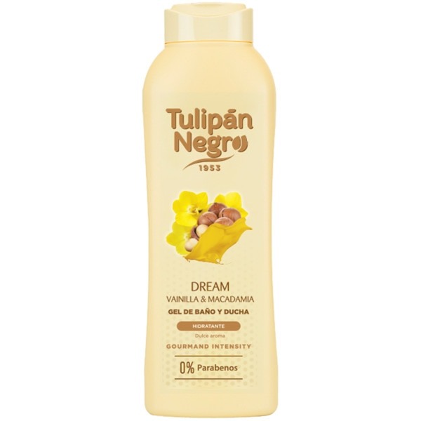 Tulipan Negro Showergel 720ml Vanilla & Macademia