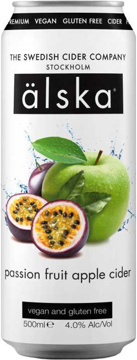 alska passion fruit apple cider 500ml