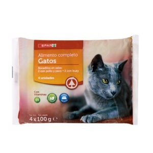 spar cat pouches 4 x 100g
