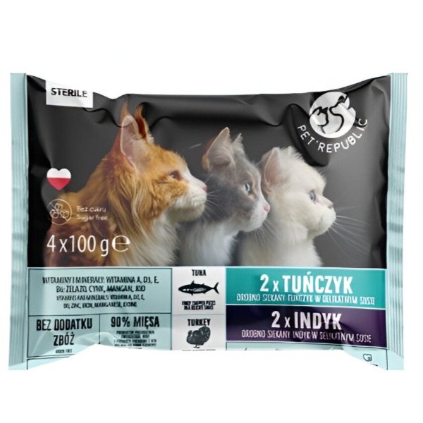 pet-republic-cat-pouches-4x100g-tuna-turkey